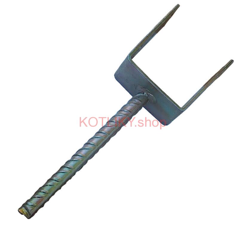 Pätka zápustná, kotviaca, pozinkovaná 8 cm
