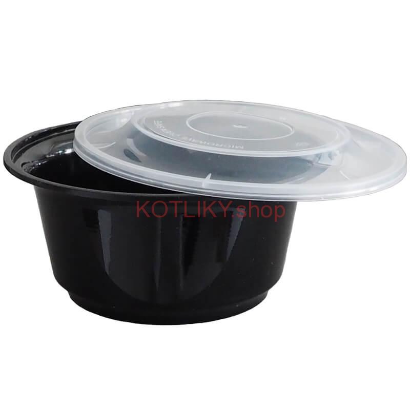 Plastový box (miska) na guláš + vrchnák 1000 ml