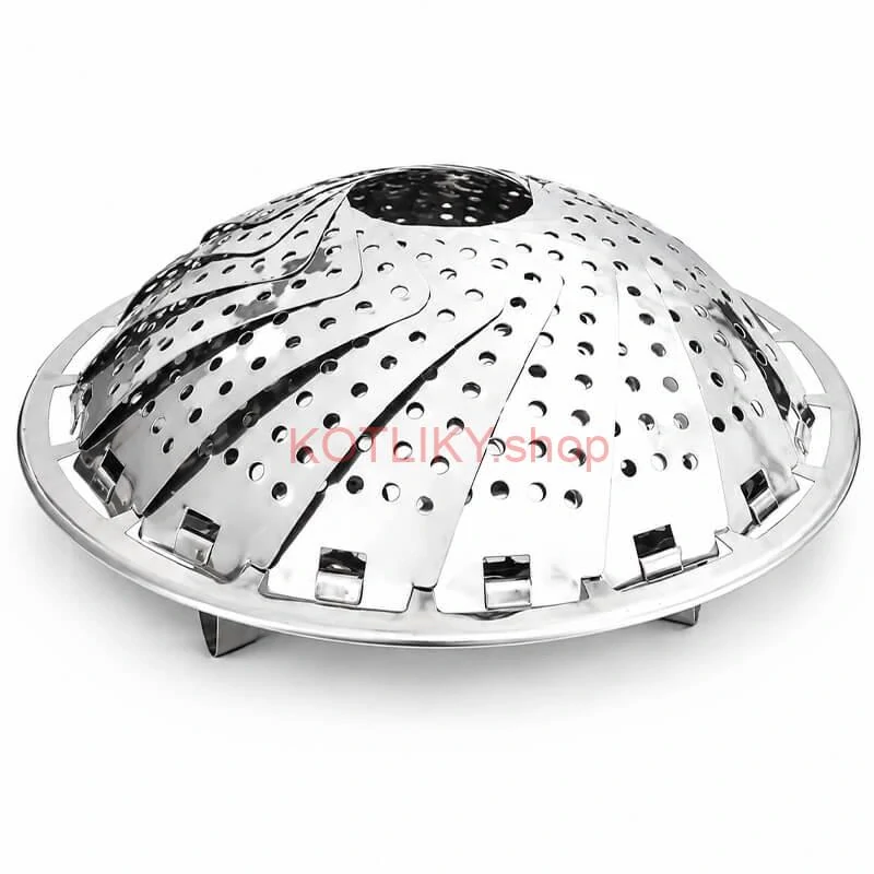 Skladací nerezový parák 14–23 cm do hrnca
