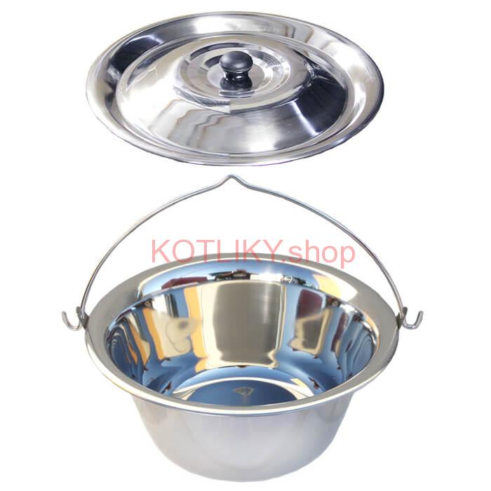 Antikorový kotlík 10 L (0,8 mm) + antikórová pokrievka